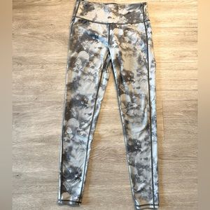 Athleta Grey Tie-Dye Leggings